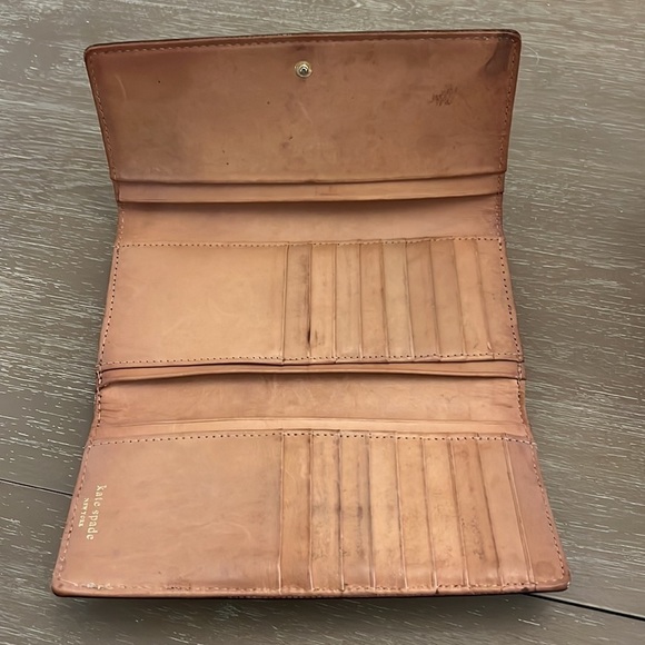 Kate Spade Large Continental Light Blue Wallet​​ - Picture 3 of 5